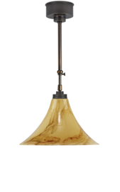 Schuifstang 2x50cm midden bruin gemarmerde kelkkap d35cm nr 2Sb-334.60
