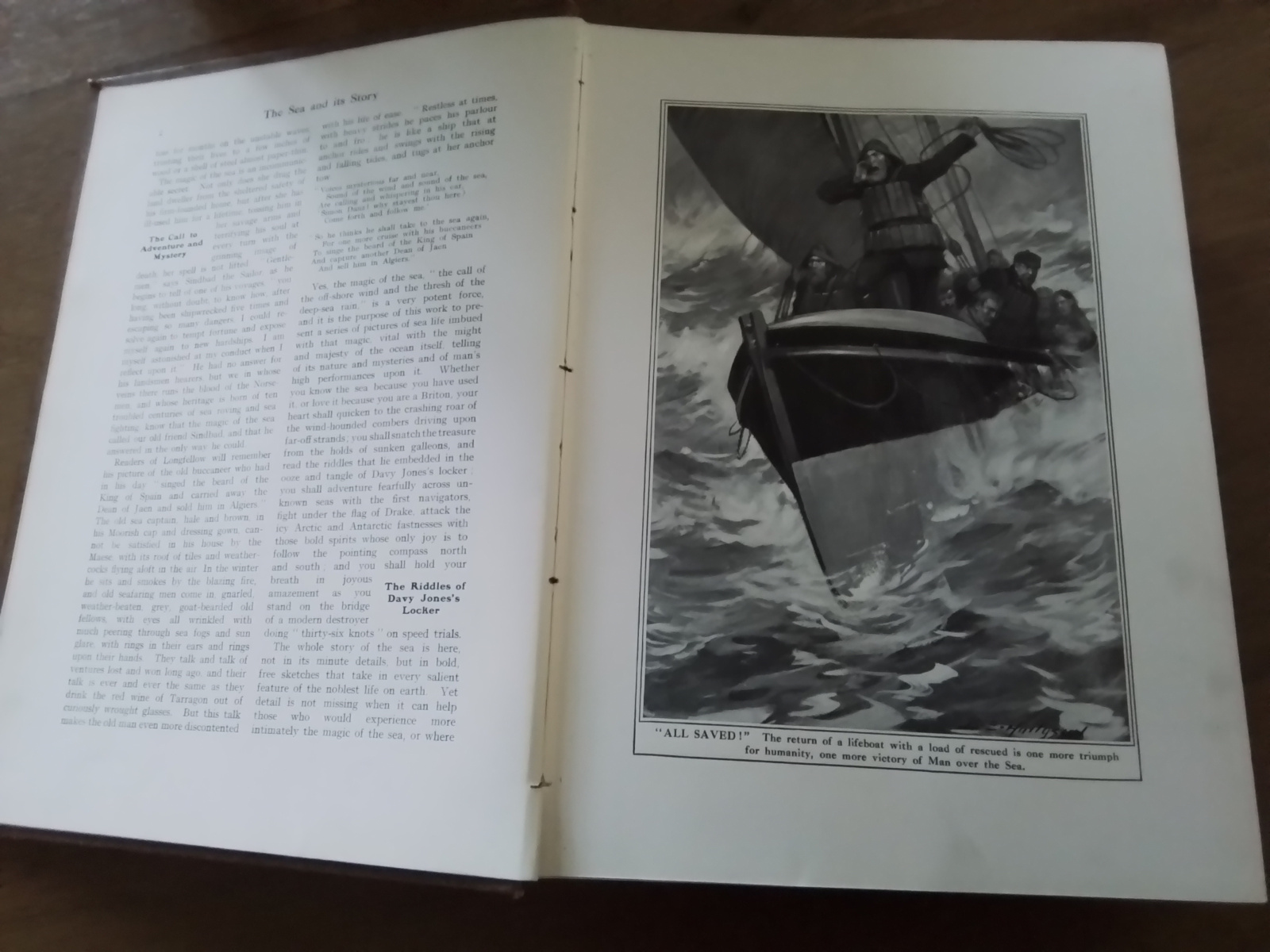 The sea and it's story. From viking ship to submarine.Cassell & Company 1910