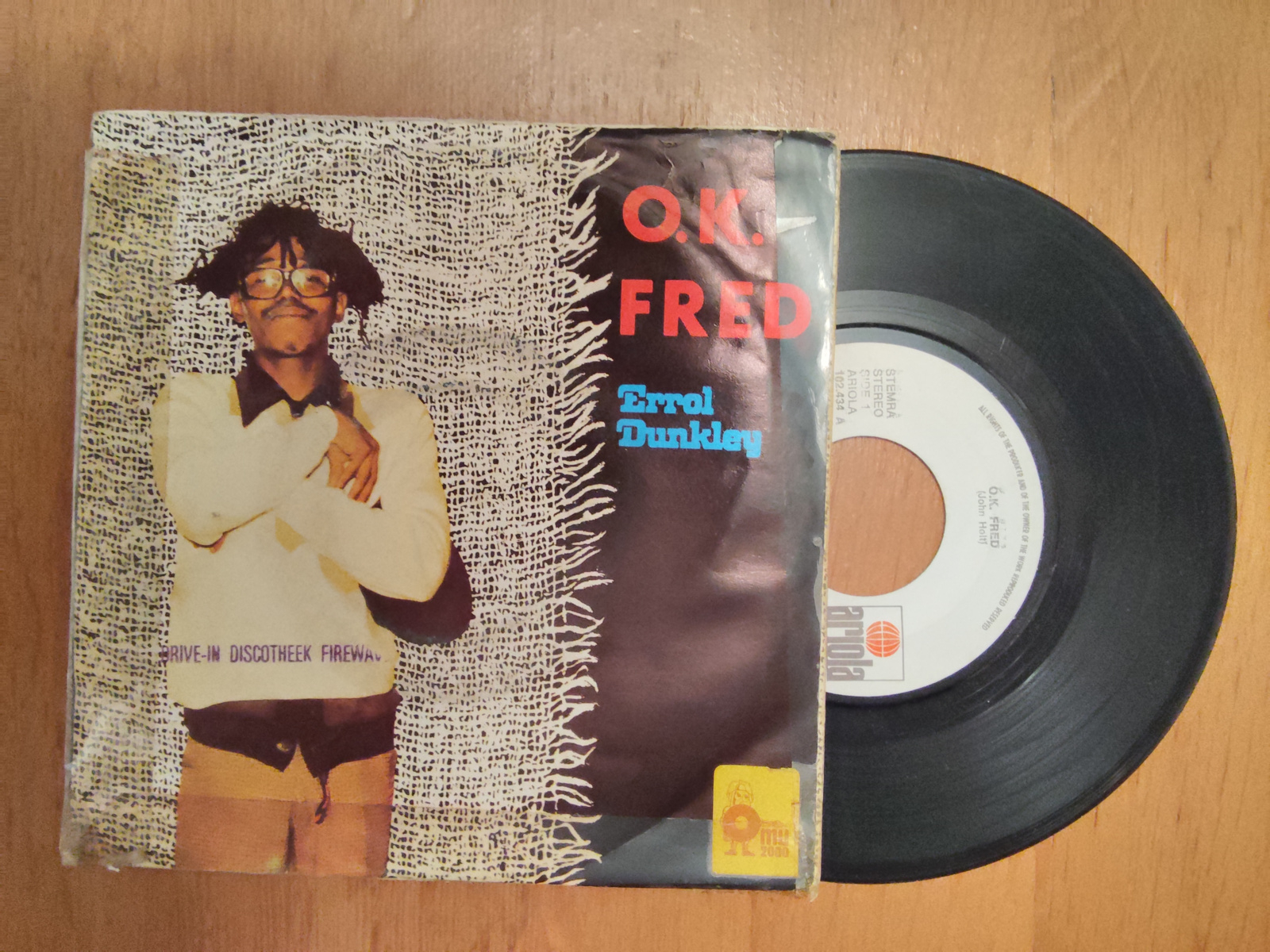 Errol Dunkley met O.k. Fred 1980 Single nr S20256350