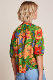 Cybil Blouse Therese - tapenade brown - King Louie