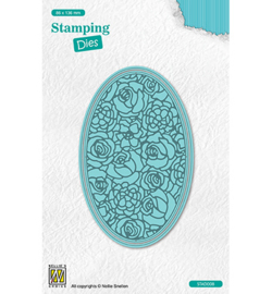 Stamping Dies, Round Oval roses