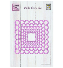 Multi Frames Dies, Scalloped Square