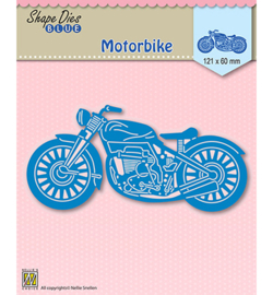 Shape Die Blue Motorbike