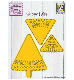 *Shape Dies, Pattern Scandinavian Christmas Tree