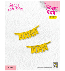 Shape dies, Girl/boy flags