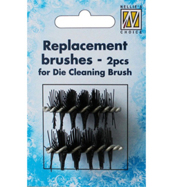 Spare Brushes for Die Cleaning Brush 2pcs