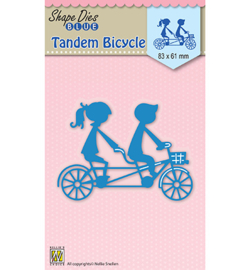 Shape Dies blue Tandem Bicycle