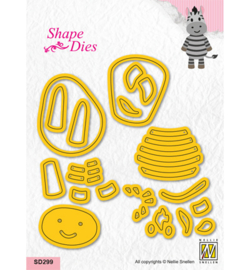 Shape dies, Zebra