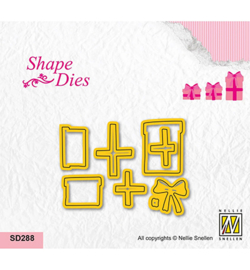 Shape dies, Presents