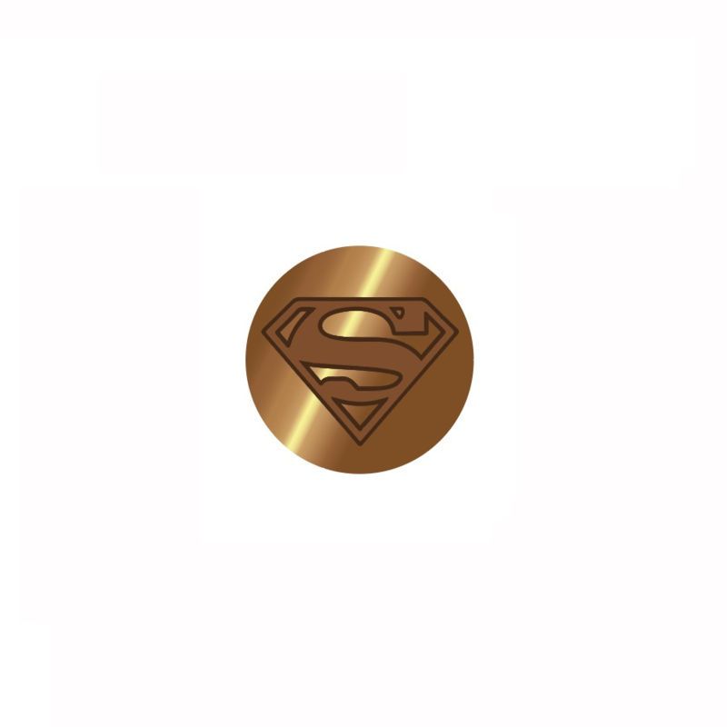 Carlijn design - CDWX-0020 - Waxzegel 8 Superman
