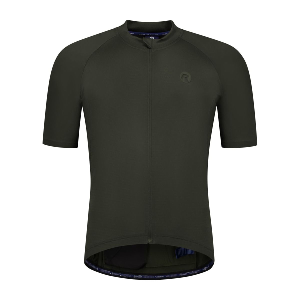 Rogelli Essential II heren zomer fietskledingset - zwart/groen
