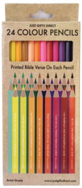 24 Colour Pencils - CP100 - ISBN: 5060427974228