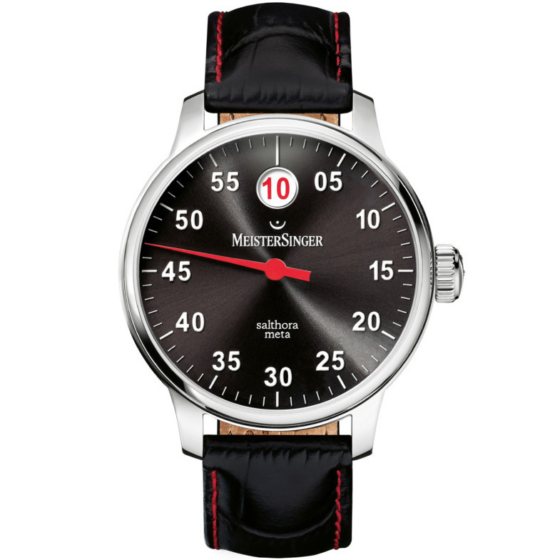 Meistersinger Salthora Meta Horloge Automaat Zwart - 43mm