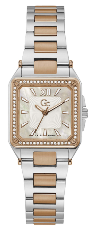 Gc: Guess Collection GC Y85002L1MF Couture Square Dameshorloge 27mm