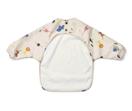 Liewood | Merle cape bib | Slab met mouwen | Safari