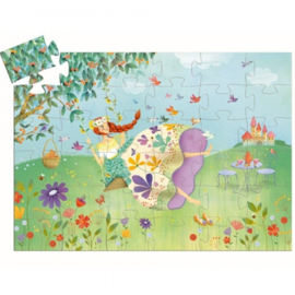 * Djeco * Vormpuzzel Bloemenmeisje  36 stukken  (4+)