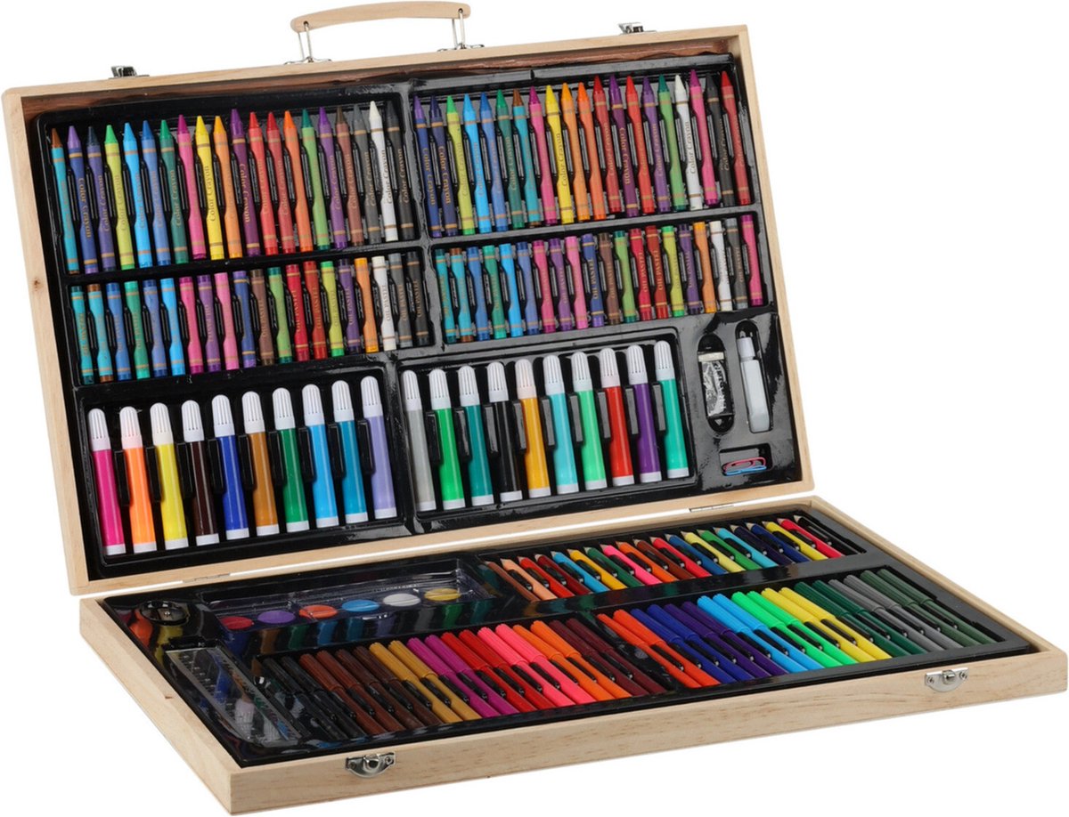 TEKEN EN VERFSET, 180 PCS