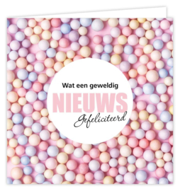 Wat een geweldig NIEUWS gefeliciteerd