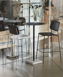 Soft Edge 95 Barkruk met rugleuning - HAY