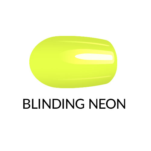 Nail lacquer gel finish Blinding Neon
