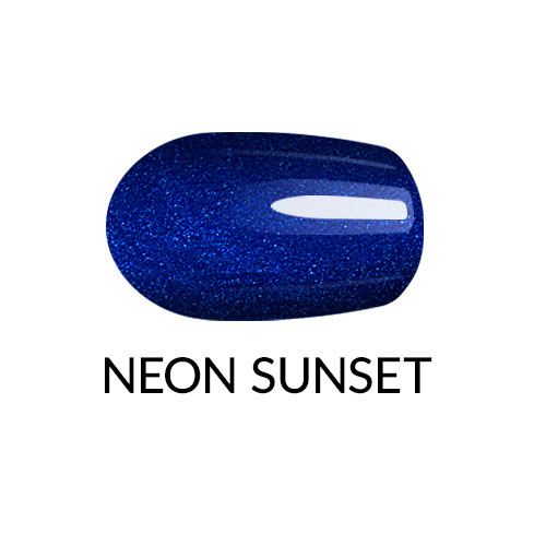 Nail lacquer gel finish Neon Sunset