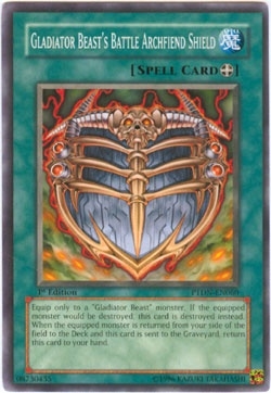Gladiator Beast`s Battle Archfiend Shield - Unlimited - PTDN-EN060