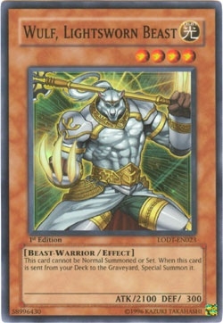 Wulf, Lightsworn Beast - Unlimited - LODT-EN023