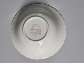 Engels rood Myott Royal Mail hoge ronde schaal 21,5 cm