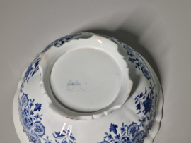 Boch BFK decor Dordrecht blauw hoge ronde schaal 29,5 cm