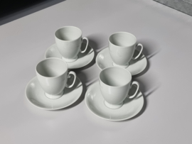 Mosa Maastricht decor Select Celadon set 4x Kop en schotel 6 cm