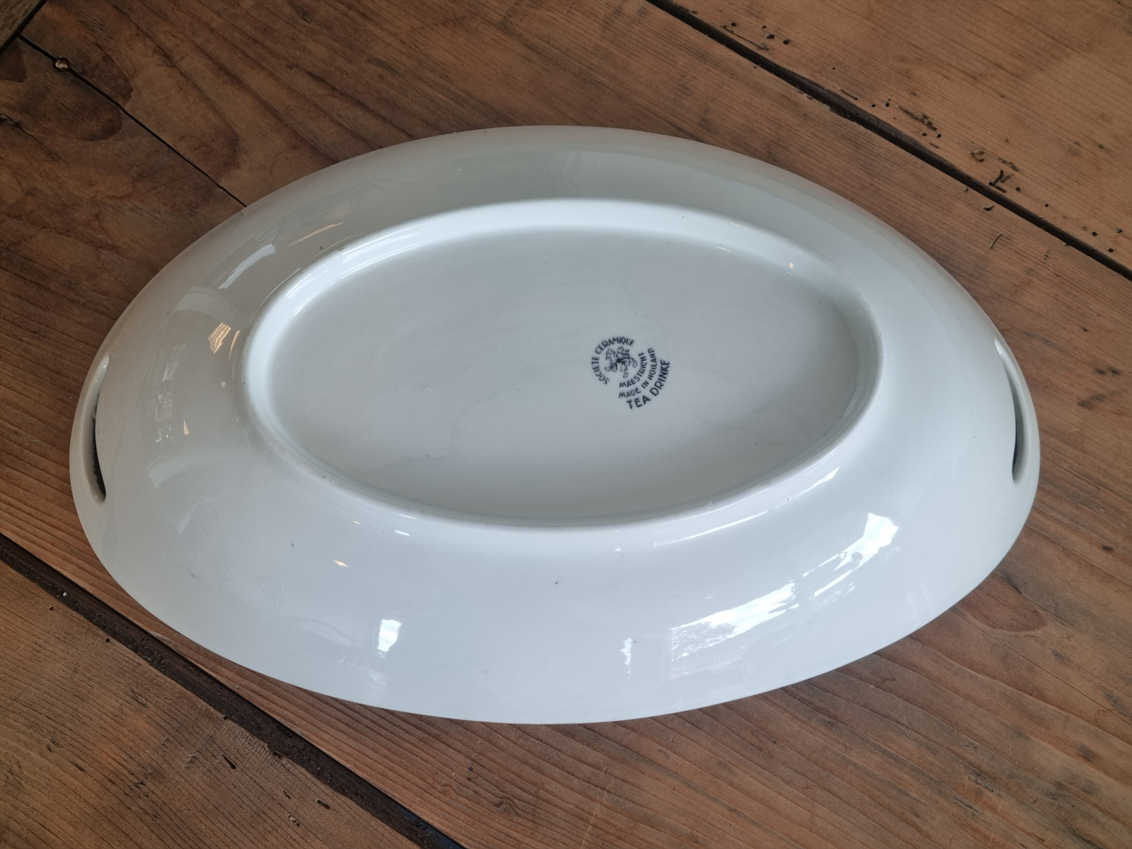 Tea Drinker zwart Societe Ceramique Schaal 36 cm
