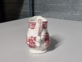 Engels rood Myott Tonquin kannetje 9 cm