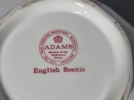 Engels rood Wedgwood Adams English Scenic koffiepot (recht randje)