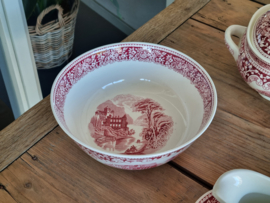 Regout Castillo Old England rood compleet Eetservies 6-pers.