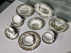 Engels gekleurd Ridgway Heritage Eetservies 6 personen