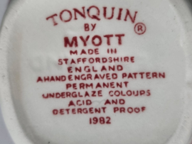 Engels rood Myott Tonquin roomstel