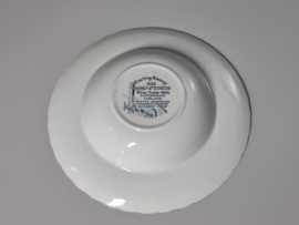 Engels groen/petrol Royal Tudor Ware Coaching Taverns diep pasta curry bord 23 cm