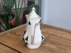 Engels Mason's Christmas Village 1983 Kerstservies Koffiepot