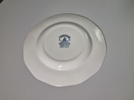 Engels blauw Enoch Wedgwood Lochs of Scotland plat dinerbord 25,5 cm