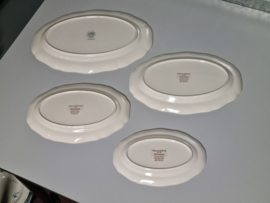 Villeroy en Boch Alt Strassburg set 4x ovale schalen