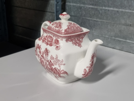 Engels rood Enoch Wedgwood Asiatic Pheasants Theeservies 5-pers.