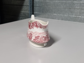 Engels rood Woods Ware Sauskom met oor