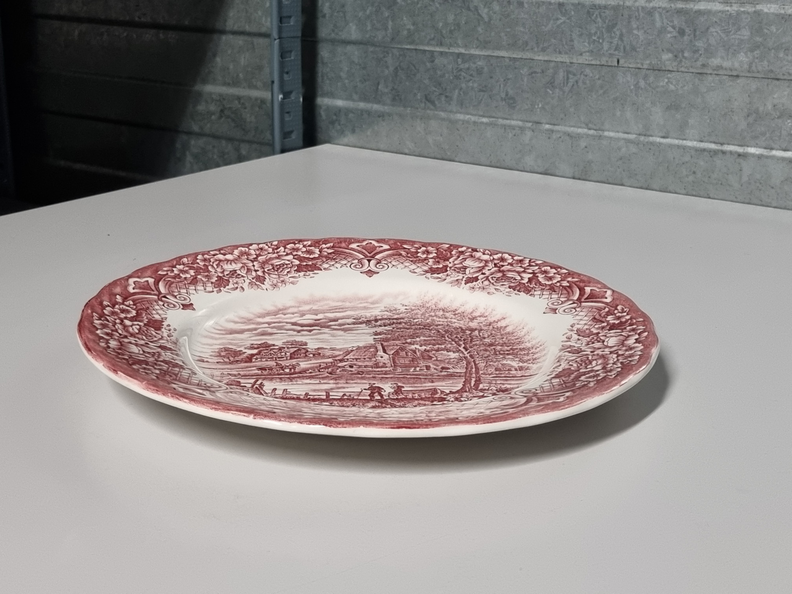 Engels rood Grindley Homeland Plat Dinerbord 25,5 cm