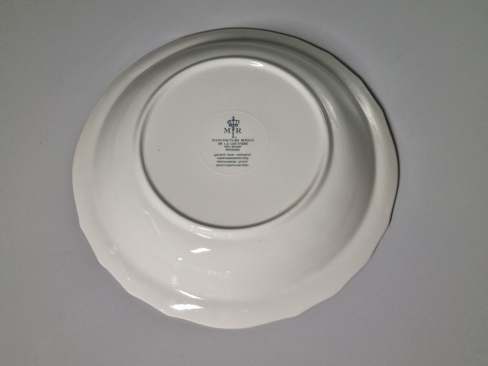 Boch Rhodes hoge ronde schaal 29 cm