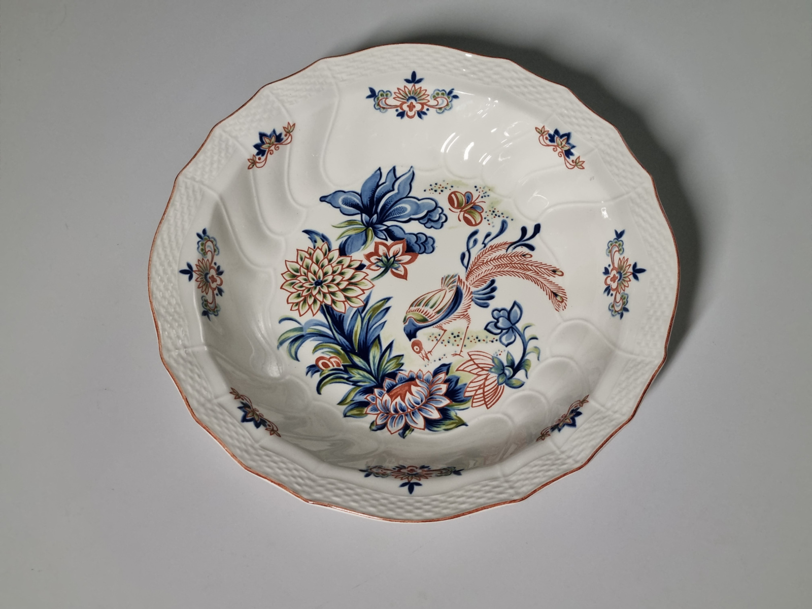 Boch Rhodes hoge ronde schaal 29 cm