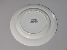 Engels blauw Myott's Country Pannenkoekenbord Taartschaal 31 cm