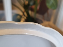 Petrus Regout Marines donkerblauw los deksel voor dekschaal terrine (hoekig model, zonsondergang)