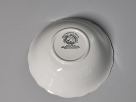 Engels rood Enoch Wedgwood Royal Homes Of Britain hoge ronde schaal 21 cm