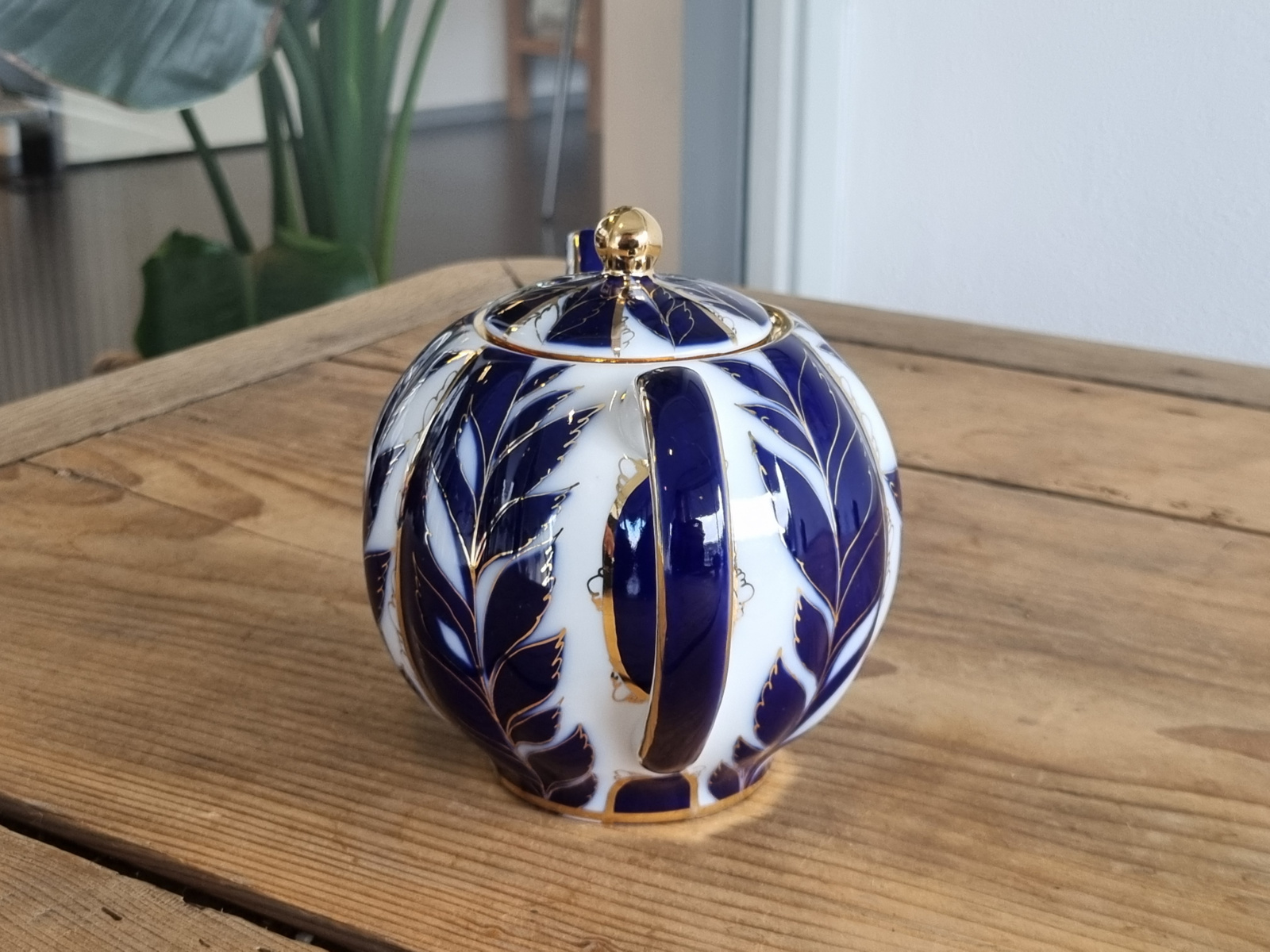 Lomonosov blauw Winternight Theepot 0,6 liter