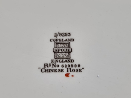 Engels Spode Copeland Chinese Rose hoge rechthoekige schaal